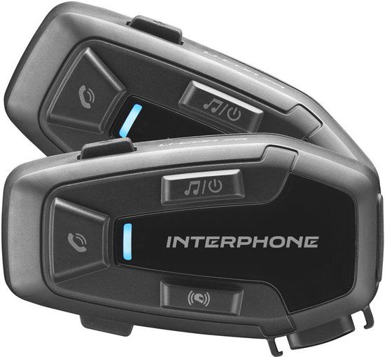 Interphone Cellularline U-com 7r Pack Intercom 2 Eenheden Zilver