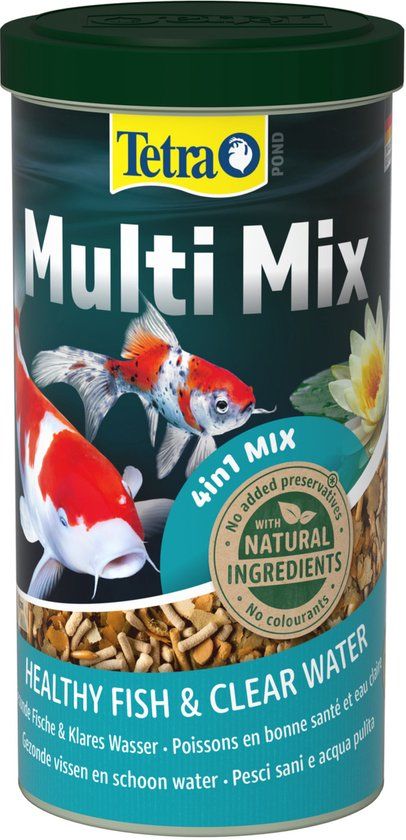 Tetra Pond Multimix Vissenvoer - Tuinvijvervissen - 1 ltr