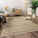 Paco Home Tapis Salon Bas Velours Motif Bohème Scandinave 200x280 cm