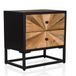 hjh LIVING Bijzettafel / nachtkastje SANTJAGO BLACK SUN S