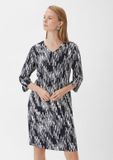 comma - Vrouwen - Jurk - navy - 38