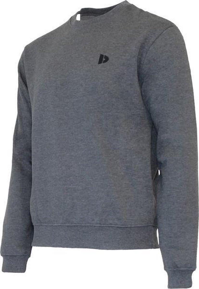 Donnay sweater Dean heren polykatoen donkergrijs