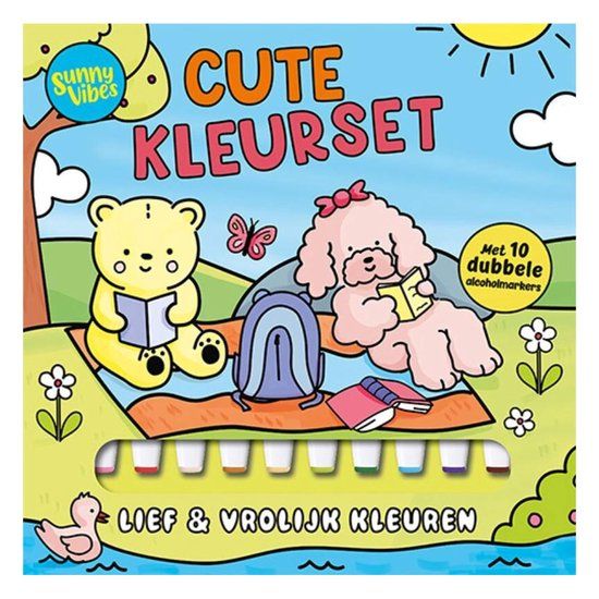 Sunny Lantaarn Publishers Sunny vibes - Cute kleurset