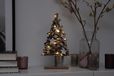 Spetebo Holz LED kerstboom, 37 cm, met natuurlijke uitstraling