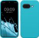 kwmobile telefoonhoesje geschikt voor Google Pixel 9a - Hoesje met siliconen coating - Smartphone case in ijsblauw