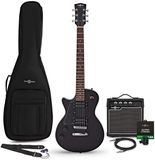 Gear4music New Jersey Rechtshandig Elektrisch Gitaarpakket, Zwart