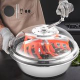 Latios Bowl Trimmer - Taille-haie manuel - 42 cm de diamètre - Lames en acier inoxydable - Coupe humide et sèche