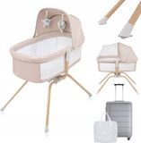 Lionelo Malin Evo 3in1 - Wieg, Campingbed & Babybed - Beige Natural