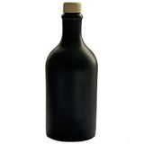 Oliefles 500 ml oliedispenser aardewerk zwart met schenktuit fles Made in Germany