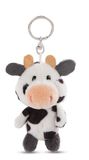 62245 NICI 62245 Sleutelhanger koe Cowluna, 10 cm, wit