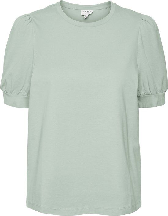 VERO MODA VMKERRY 2/4 O-NECK TOP VMA NOOS Women's T-shirt - Silt Green - Size S