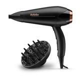 BaByliss Turbo Shine 2200 Haardroger - 2200W - Zwart