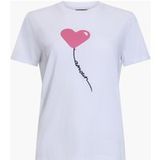 French Connection Balloon Amour White/pink Taille: XS