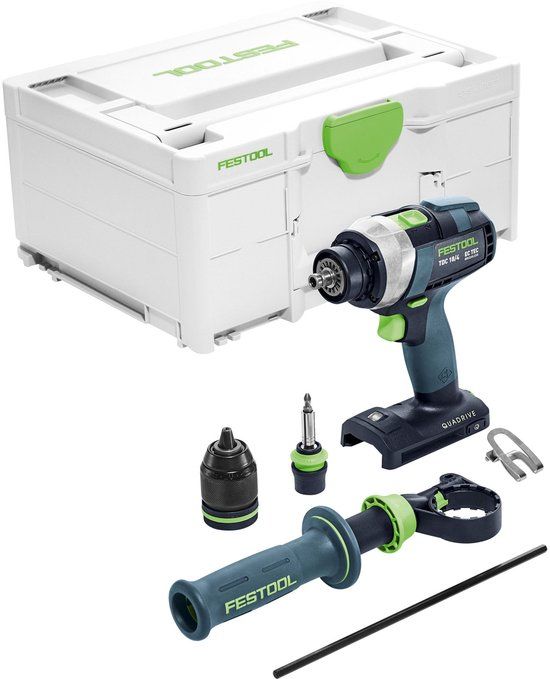 Festool TDC 18/4 I-Basic QUADRIVE Accu Schroefboormachine 18V Body | 575601