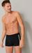 Schiesser Retro Boxer 95/5 Stretch Mannen zwart Effen 6 stuk(s) 4XL