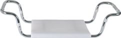 Moretti Siège de bain plastique assise - Max 100 kg - Blanc/Gris