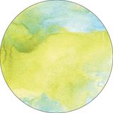Bonateks Ronde digitaal bedrukte muismat, antislip onderkant, voor kantoor en thuis, diameter: 22 cm