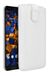 mumbi Echt leren hoesje compatibel met Google Pixel 3a XL hoes lederen tas case wallet, wit