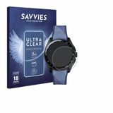 Savvies Screenprotector voor TAG Heuer Connected Calibre E5 X (40 mm) - Folie Beschermfolie transparant 18 Stuks