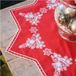 Vervaco Kerstboom Tafelkleed Borduurpakket 75 x 75 cm