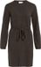 VILA Viliga L/S O-Neck Belted Knit Dress-Noos Dames Mini Jurk XS Coffee Bean