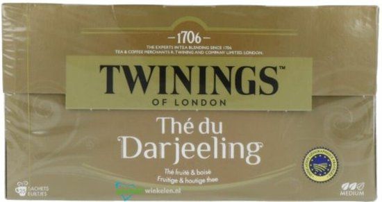 Twinings Darjeeling Thee - 25 zakjes