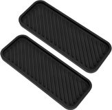 Famanu – Porte-éponge en silicone – 2 pièces – Noir