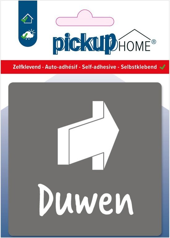 Pick-Up Pickup Zelfklevende Duwen Grijs