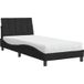 Maison Exclusive - Lit avec matelas « Hanko » noir 80 x 200 cm, velours