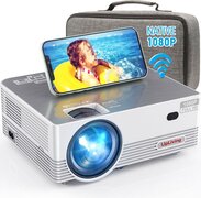 UpLiving UpLiving® LCD Mini Beamer met WiFi | Met Bluetooth | Native Full HD | 10.000:1 Contrastratio | 8.000 Lumen | Projector - Mini Beamer - Draagbare Pocket Beamer - Afstandsbediening - Draagtas