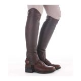 Kavalkade mini-chaps Remus en cuir de veau huilé