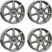 Autec 4 Tallinn velgen, 7x17 pouces, 5x114,3, argenté, adapté pour Suzuki SX4 S-Cross, Vitara, Swift
