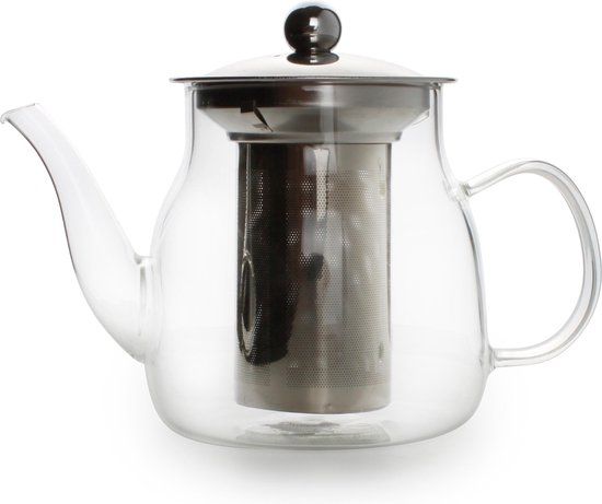 Aerts Theepot 0.635l Glas met Losse Deksel