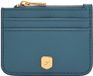 FOSSIL Lennox Zip Card Case Drizzle Bleu