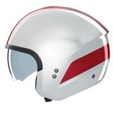 Nolan N20-2 Dolce Vita reactiehelm, wit/rood, M (58)
