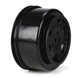 TEAM LOSI RACING 1/10 voor/achter SCT 2.2/3.0 wielen, 12mm heks, zwart (2): 22 SCT
