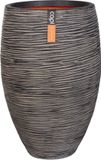 Capi Europe Vaas elegant deluxe Rib NL 38x58 Antraciet