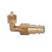 Riegler 107255-243.762 insteekhoek voor koppeling. NW 7,2-7,8, MS blank, voor slang 10x8, 1st