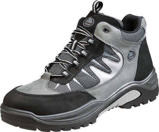 Bata Industrials TRAXX 24 S1P werkschoenen mannen zwart-grijs maat 43 hoog composiet neus nubuck Gore-Tex PU/TPU zool