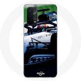 Maniacase Hoesje voor Oppo A74 5G Formule 1 Pierre Gasly F1 Coureur Wit