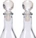 Arte r Bouchon de vin/bouchon de bouteille - 2x - Plastique - Transparent