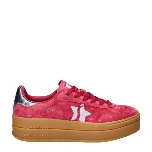 Skechers Academy Hi suède sneakers rood