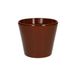 Pot de fleurs, terre cuite, brun cognac, Ø 15,5 cm