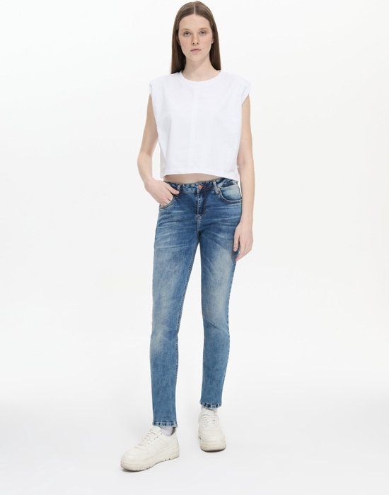 LTB Jeans Aspen Y Dames Slim fit Jean - Donkerblauw - Sior Undamaged Wash