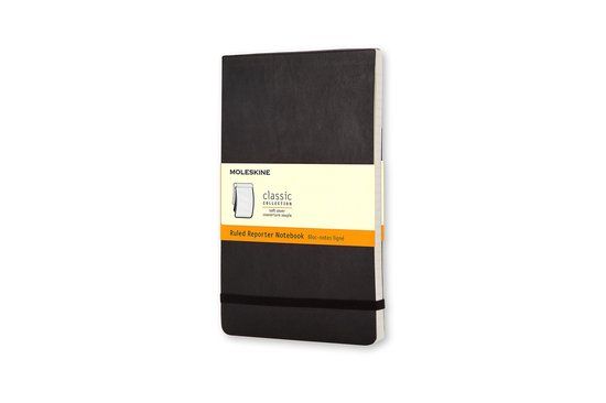Moleskine Reporter Notitieboek - Pocket - Softcover - Gelinieerd - Zwart