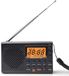 Unyqoos® Radio compacte portable avec AM FM SW, écran LCD et minuterie de sommeil
