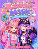 Kawaii Magic Anime Girls World Coloring Book