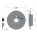 Textar Lot De 2 Disques De Frein 92100703 Volvo 31471821 9434167 94341670