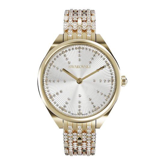 Swarovski Attract 5610484 - Dames horloge - 30 mm - Zilverkleurig