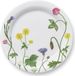 Kähler Design - Hammershøi, zomerse platte schaal, diameter: 22 cm, motief: wilde bloemen